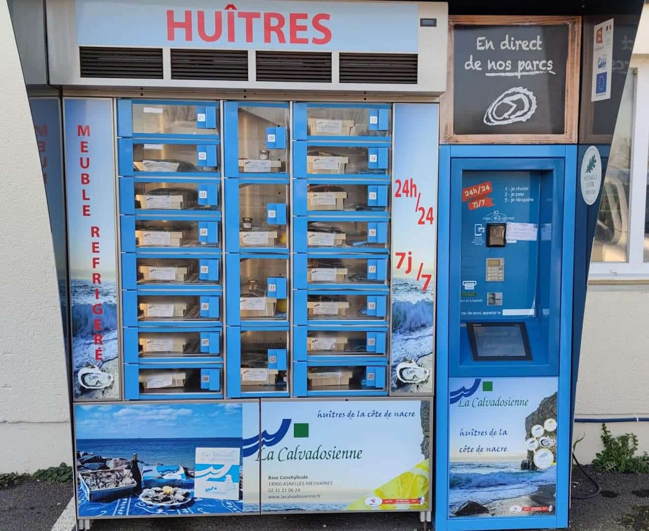 Les distributeurs automatiques dans le Calvados